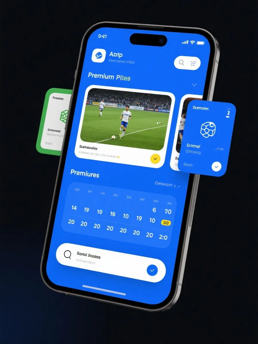 官方APP下载与移动端赛事入口示意图